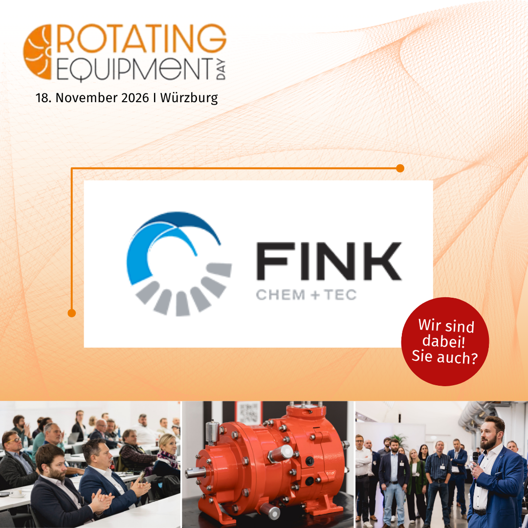 FINK CT als Aussteller beim PROCESS Rotating Equipment Day 2026 in Würzburg